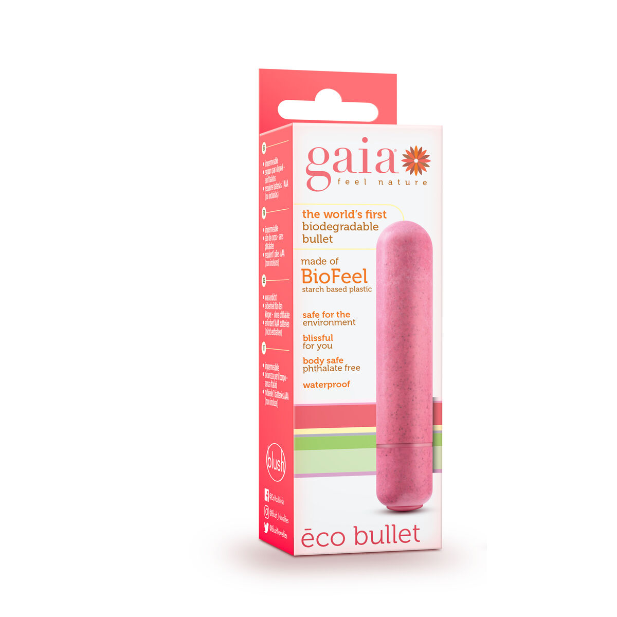 Luotivibraattori Blush Gaia Pinkki